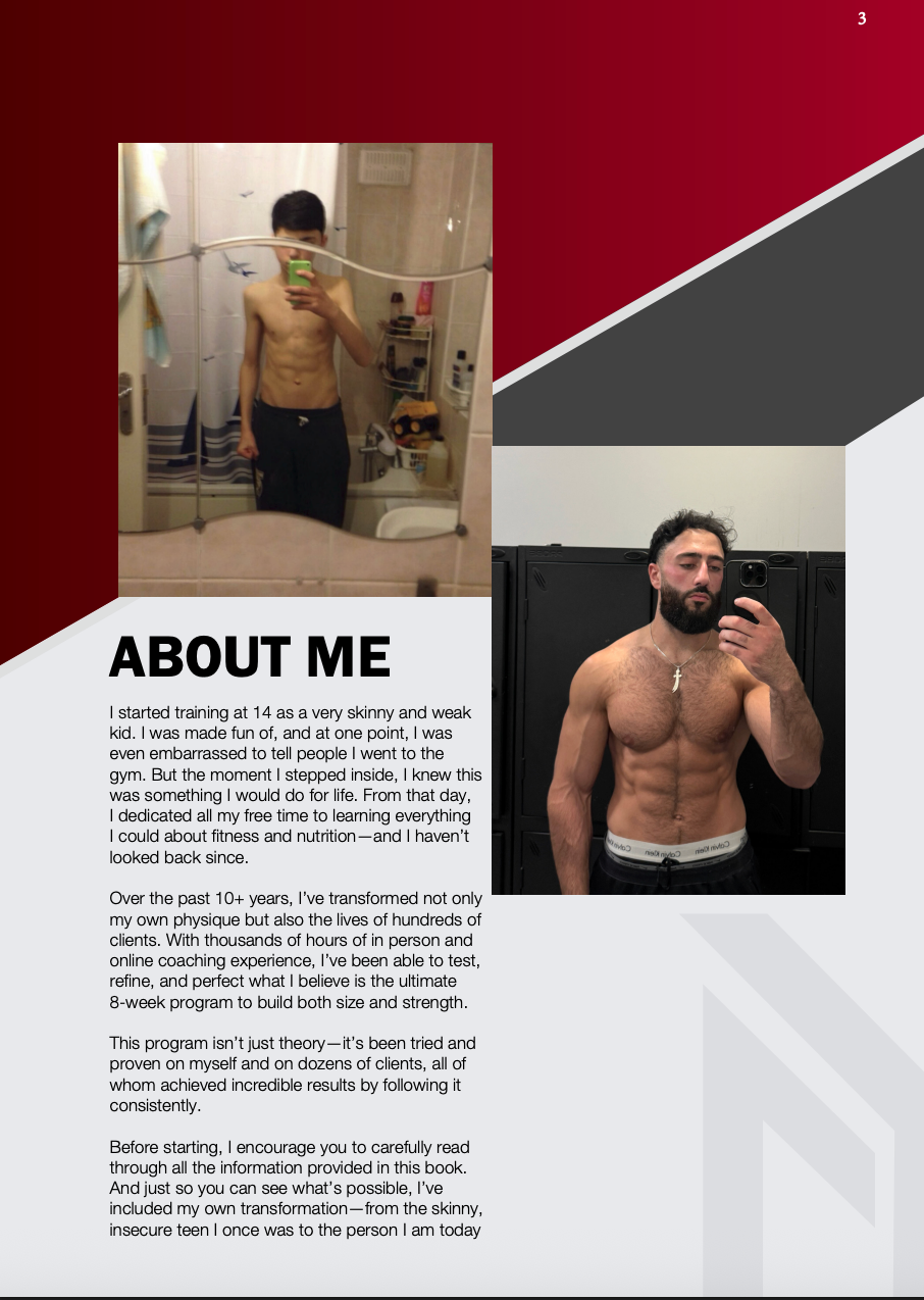 8 Week Program - The Ultimate Muscle Building Guide